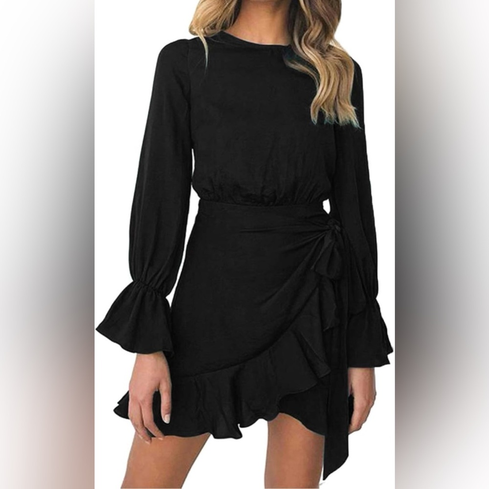 Black Wrap Dress